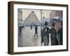 Paris Street, Rainy Day, 1877-Gustave Caillebotte-Framed Giclee Print
