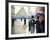 'Paris Street; Rainy Day', 1877-Gustave Caillebotte-Framed Giclee Print