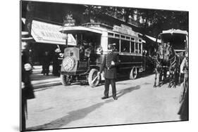 Paris Street Scene 1900-null-Mounted Photographic Print