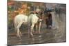 Paris Street Scene, C.1889-Childe Hassam-Mounted Giclee Print