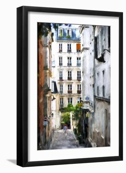 Paris Street Scene-Philippe Hugonnard-Framed Giclee Print