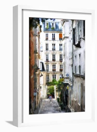 Paris Street Scene-Philippe Hugonnard-Framed Giclee Print