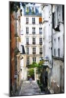 Paris Street Scene-Philippe Hugonnard-Mounted Giclee Print