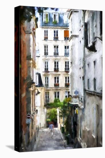 Paris Street Scene-Philippe Hugonnard-Stretched Canvas