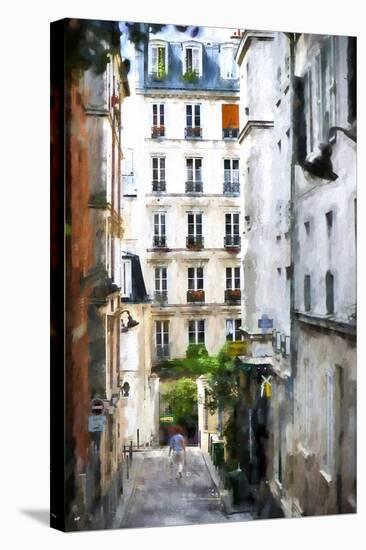 Paris Street Scene-Philippe Hugonnard-Stretched Canvas