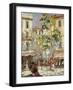 Paris Street Scene-Joseph Alfred Terry-Framed Premium Giclee Print