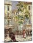 Paris Street Scene-Joseph Alfred Terry-Mounted Giclee Print