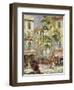 Paris Street Scene-Joseph Alfred Terry-Framed Giclee Print