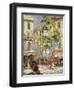 Paris Street Scene-Joseph Alfred Terry-Framed Giclee Print