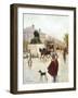 Paris Street Scene-Francis Garat-Framed Giclee Print