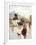 Paris Street Scene-Francis Garat-Framed Giclee Print