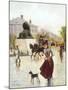 Paris Street Scene-Francis Garat-Mounted Giclee Print