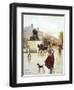 Paris Street Scene-Francis Garat-Framed Giclee Print