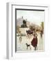 Paris Street Scene-Francis Garat-Framed Giclee Print