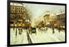 Paris Street Scene-Fausto Giusto-Framed Giclee Print