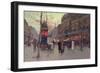Paris Street Scene-Eugene Galien-Laloue-Framed Premium Giclee Print
