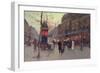 Paris Street Scene-Eugene Galien-Laloue-Framed Premium Giclee Print