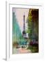 Paris Street-John Rivera-Framed Art Print