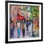 Paris Street-Sylvia Paul-Framed Giclee Print