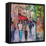 Paris Street-Sylvia Paul-Framed Stretched Canvas
