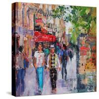 Paris Street-Sylvia Paul-Stretched Canvas