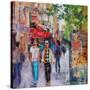 Paris Street-Sylvia Paul-Stretched Canvas