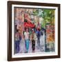 Paris Street-Sylvia Paul-Framed Giclee Print