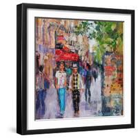 Paris Street-Sylvia Paul-Framed Giclee Print