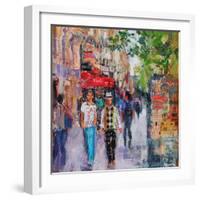 Paris Street-Sylvia Paul-Framed Giclee Print