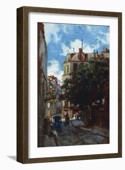 Paris Street-Telemaco Signorini-Framed Giclee Print