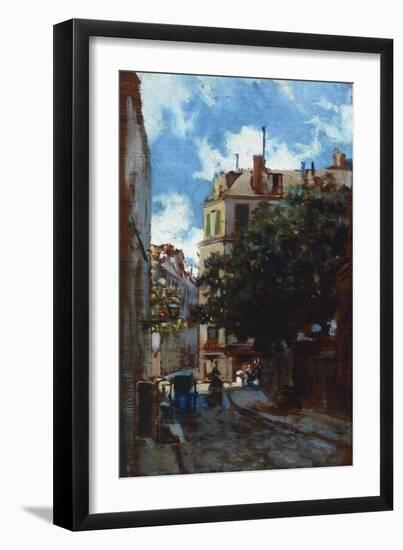 Paris Street-Telemaco Signorini-Framed Giclee Print