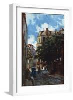 Paris Street-Telemaco Signorini-Framed Giclee Print