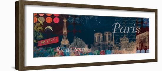 Paris Streets-Tom Frazier-Framed Giclee Print
