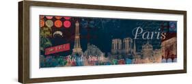 Paris Streets-Tom Frazier-Framed Giclee Print