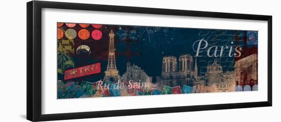 Paris Streets-Tom Frazier-Framed Giclee Print