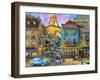 Paris Streets-Dominic Davison-Framed Art Print