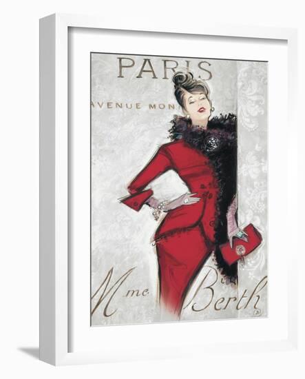 Paris Style Femme-Chad Barrett-Framed Art Print