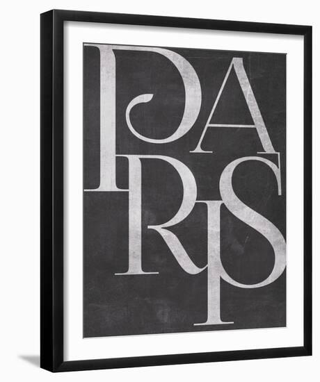 Paris Style - Noir-Joni Whyte-Framed Giclee Print