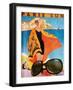 Paris Sun-Jace Grey-Framed Art Print