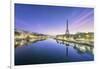 Paris sunrise on the Seine-Philippe Manguin-Framed Photographic Print