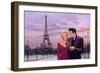 Paris Sunset-Chris Consani-Framed Art Print