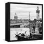 Paris sur Seine Collection - Afternoon in Paris III-Philippe Hugonnard-Framed Stretched Canvas