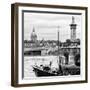 Paris sur Seine Collection - Afternoon in Paris III-Philippe Hugonnard-Framed Photographic Print