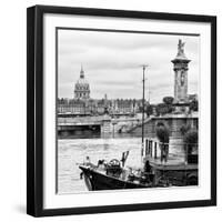 Paris sur Seine Collection - Afternoon in Paris III-Philippe Hugonnard-Framed Photographic Print