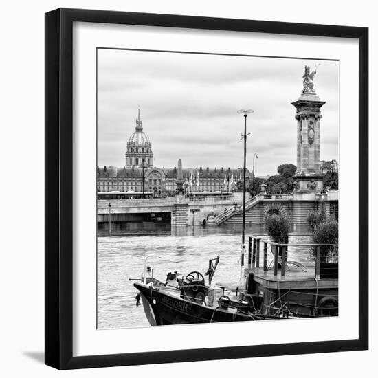 Paris sur Seine Collection - Afternoon in Paris III-Philippe Hugonnard-Framed Photographic Print