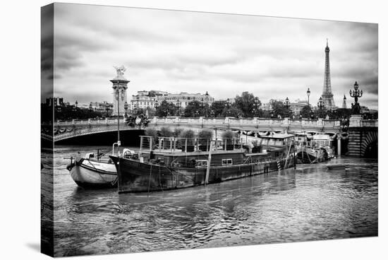 Paris sur Seine Collection - Afternoon in Paris V-Philippe Hugonnard-Stretched Canvas