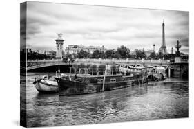 Paris sur Seine Collection - Afternoon in Paris V-Philippe Hugonnard-Stretched Canvas