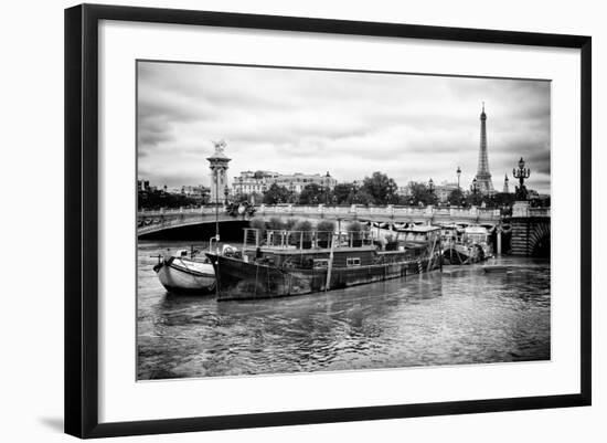 Paris sur Seine Collection - Afternoon in Paris V-Philippe Hugonnard-Framed Photographic Print