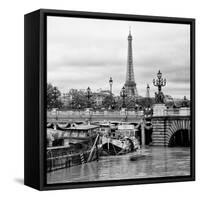 Paris sur Seine Collection - Afternoon in Paris X-Philippe Hugonnard-Framed Stretched Canvas