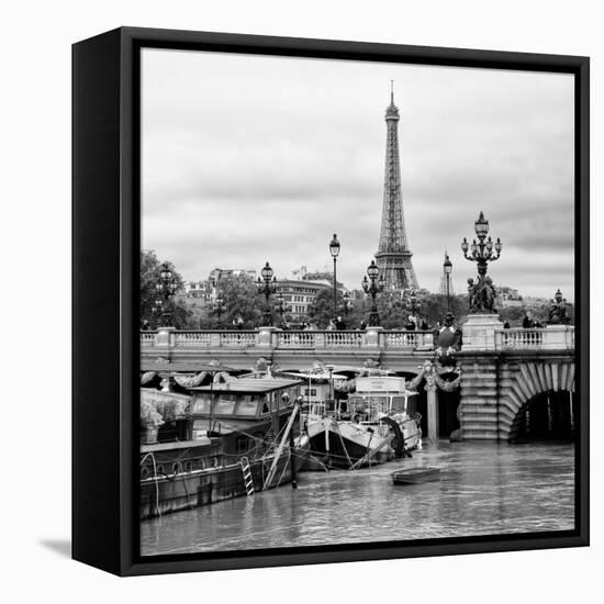 Paris sur Seine Collection - Afternoon in Paris X-Philippe Hugonnard-Framed Stretched Canvas